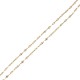 Collier à chaîne en acier inoxydable 304. 40 cm et 5 cm