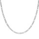 Collana a Catena in Acciaio Inossidabile 304 con Anelli, 45 cm
