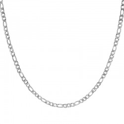 Collier à chaîne en acier inoxydable 304 avec anneaux. 45 cm