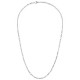 Collier à chaîne en acier inoxydable 304 avec anneaux. 45 cm
