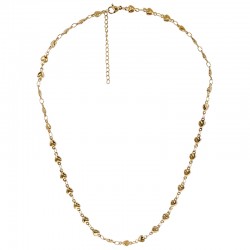 Stainless Steel 304 Necklace with Hearts 43cm & 5cm