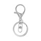 Zamak Swivel Lobster Clasp 21x34mm & Keyring 30mm