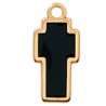 24K Rose Gold Plated/ 0.12µm/ Black
