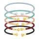 Bracelet Cordon avec Embout en Acier Inoxydable 304 66 mm