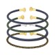 Κορδόνι Βραχιόλι με Ανοξείδωτο Ατσάλι 304 Ακροδέκτη 66mm