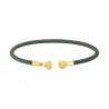 18K Gold/ Dark Green