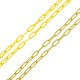 Chaîne Câble Ovale en Laiton 3.3 x 7.5 Mm/0.53 mm