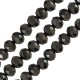 Crystal Washer Bead Faceted 10x7mm Ø~1.2mm (72pcs/str)