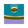 24K Gold Plated/ 0.12µm/ Levada/ Turquoise