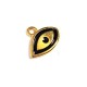 Colgante de Metal Zamak Esmaltado Ojo 14x8mm