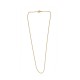 Catena per Collana in Ottone Ovale 1.5 mm 40 cm