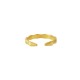 Anello in Ottone con Onde 22X4 mm