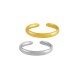 Brass Finger Ring 22x3mm