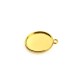 Zamak Pendant Setting Round 23mm int. 20mm