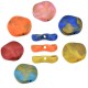 Perle Acrylique Ronde Plate 30 Mm/6.7 mm Ø 2.4 mm