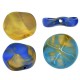 Perle Acrylique Ronde Plate 30 Mm/6.7 mm Ø 2.4 mm