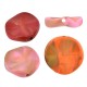 Perlina in Acrilico Rotonda Schiacciata 30mm/6.7mm (Ø2.4mm)