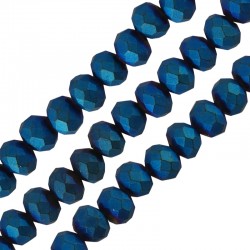 Γυάλινη Χάντρα Κρυσταλλάκι 4x3mm Ø0.6mm (~125τμχ)