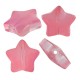 Crystal Slider Bead Star 12x13mm Ø0.5mm