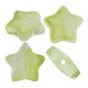 Crystal Slider Bead Star 12x13mm Ø0.5mm