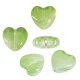 Perla Scorrevole in Cristallo a Forma di Cuore 12X13 mm Ø0.5 mm