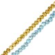 Entrepieza de Cristal Facetada 4mm(~115-118pcs/tira)
