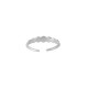Brass Finger Ring with Rhombus 22x5mm