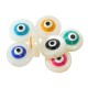 Pasador de Nácar Plana con Ojo Esmaltado 9mm