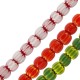 Perla di Vetro in Stile Murano a Forma di Tubo 6x6 mm (Ø~1.5 mm)