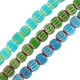 Perla di Vetro in Stile Murano a Forma di Tubo 6x6 mm (Ø~1.5 mm)
