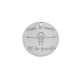 Stainless Steel 304 Charm Round "Mama te quiero" 30mm