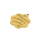 Dije de Acero Inoxidable 304 con Forma de Flor «Mama te quiero» 30 mm
