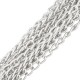Chaîne en Aluminium facettée 2.3*8.5mm/14mm