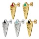 Enameled Stainless Steel 304 Earring Arrow 11x21mm