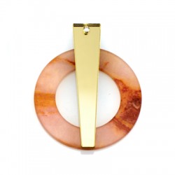 Plexi Acrylic Pendant 45x55mm