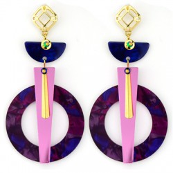 Plexi Acrylic Pendant 45x55mm