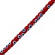 Distanziale in Vetro con Occhio Malvagio 8x6 mm Ø ~1 mm (~64 Pezzi)