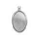 Perles Métal / Zamac - Cadre Ovale 45x30mm (Ø 4mm)