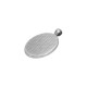 Zamak Pendant Oval Setting 28x37mm int. 25x35mm