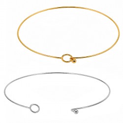 Ανοξείδωτο Ατσάλι 304 Κολιέ με Κρίκους 142mm/2mm