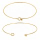 Stainless Steel 304 Necklacet with Loop 142mm/2mm