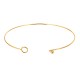 Stainless Steel 304 Necklacet with Loop 142mm/2mm