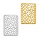 Brass Cast Connector Rectangular 38x28mm Ø1.2mm