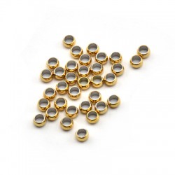 Perles à Écraser 3mm (Ø2mm) en Acier Inoxydable 304