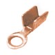 Brass Folded Crimp End Cap Ø1mm
