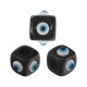 Ρητίνη Χάντρα Κύβος με Μάτι 8mm Ø3.5mm