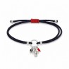 999° Silver Antique Plated/ 5µm/ Red/ Black