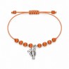 999° Silver Antique Plated/ 5µm/ Orange