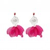 Plaqué Argent Antique 999° / 5 µm / Fuchsia / Rouge / Blanc Nacré
