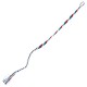 Woven Friendship Bracelet Red Blue 5mm